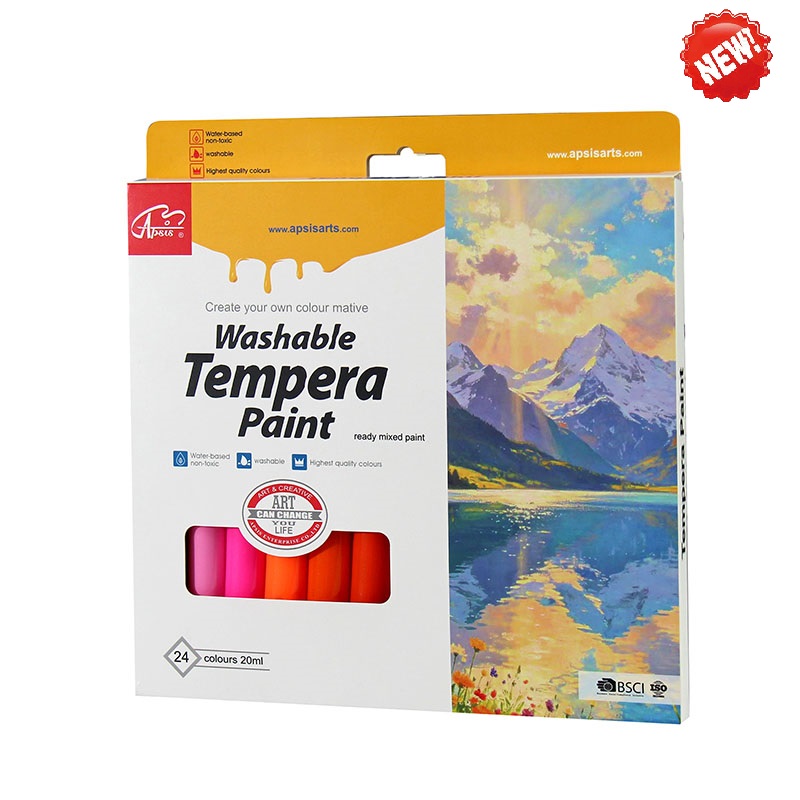 24colors*20ml tempera color in tube with